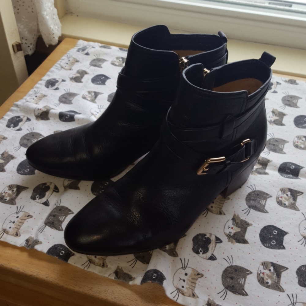Coach Black Pauline bootie 9.5